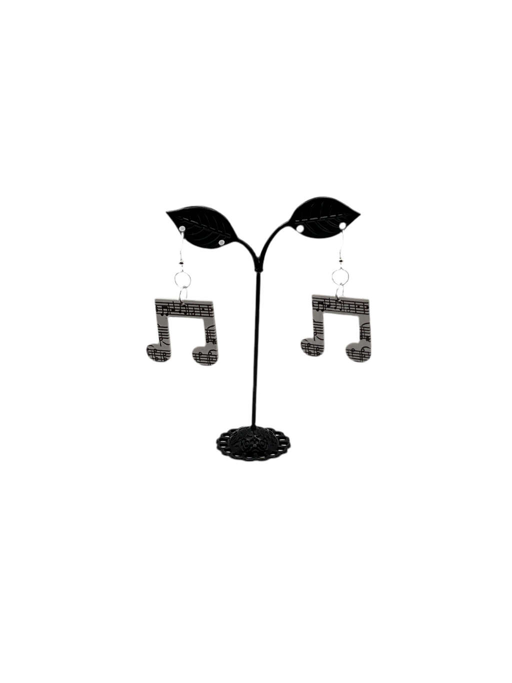 Musical note earrings