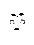 Musical note earrings