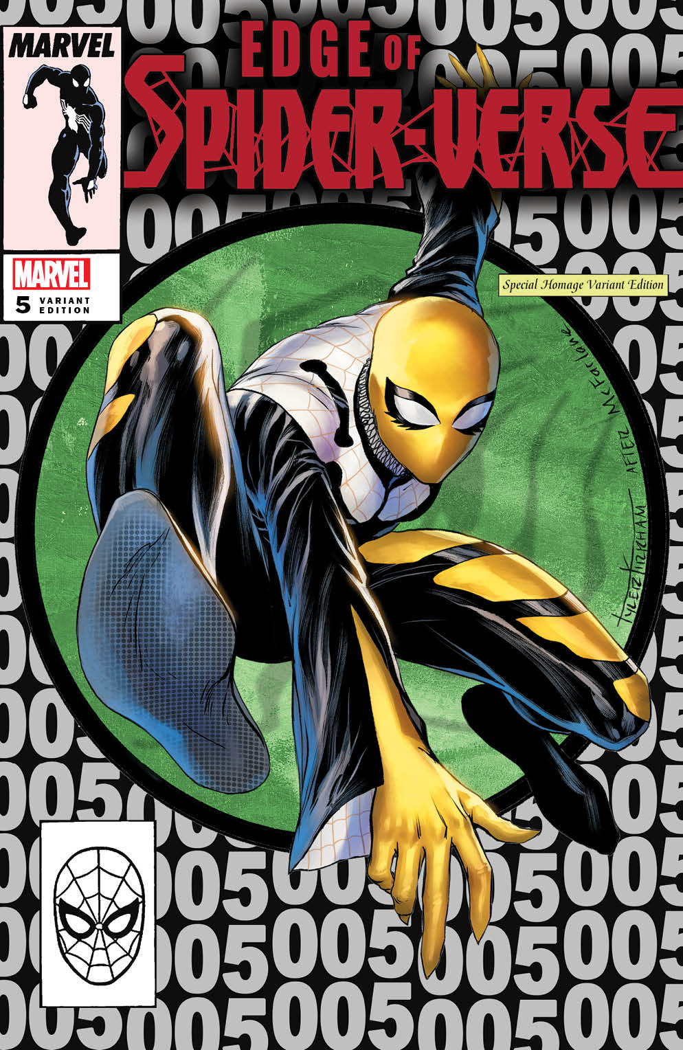 Edge Of Spider-Verse #5 Unknown Comics Tyler Kirkham Exclusive Nycc 2022 Silver Var (11/02/2022) - Collectors World Toys Main image