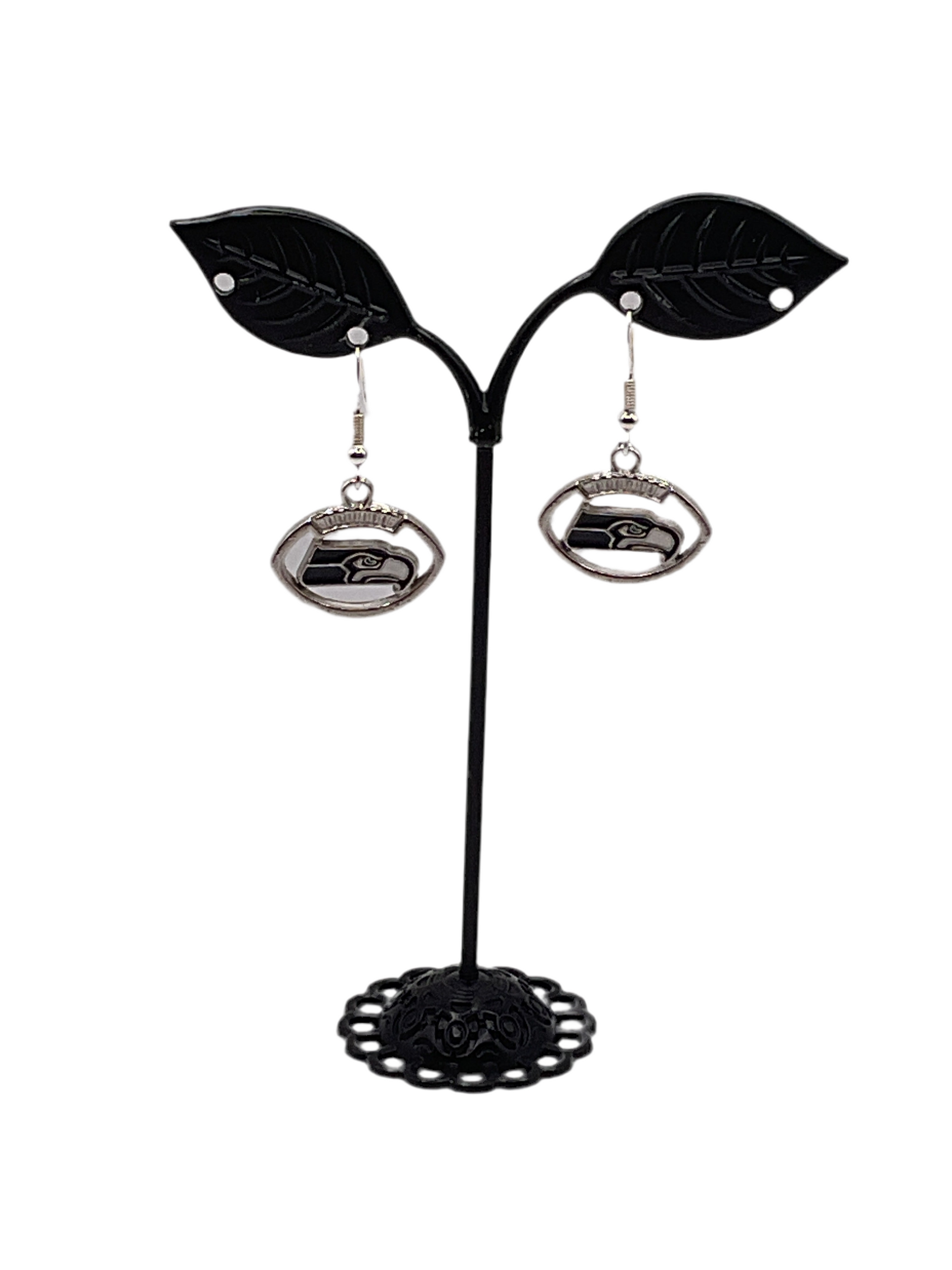 AFC Football Earrings Seattle Seahawks~Football
