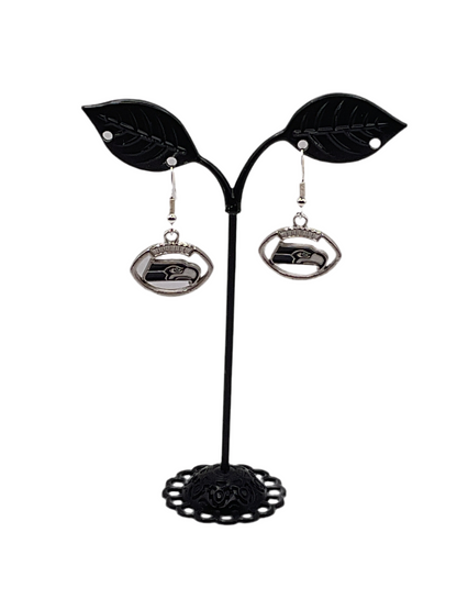 AFC Football Earrings Seattle Seahawks~Football