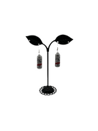 Raspberry White Claw Earrings