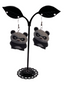Mad panda earrings