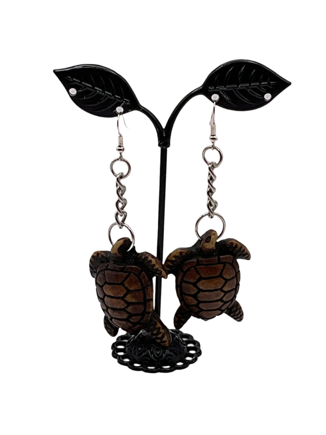 Sea turtle earrings Hover Image