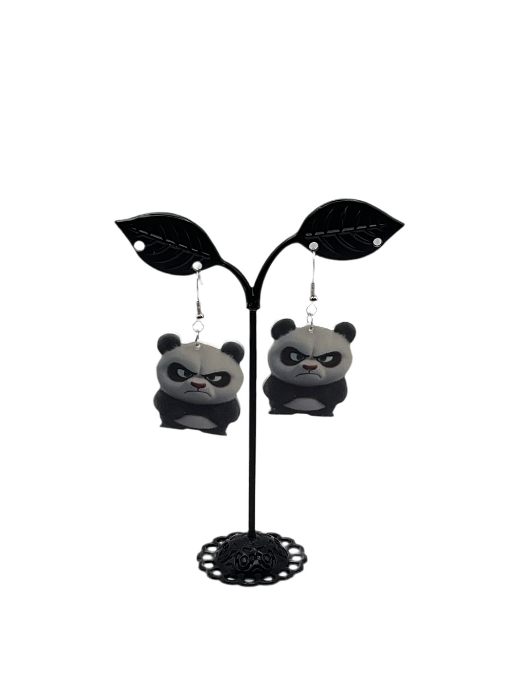 Mad panda earrings