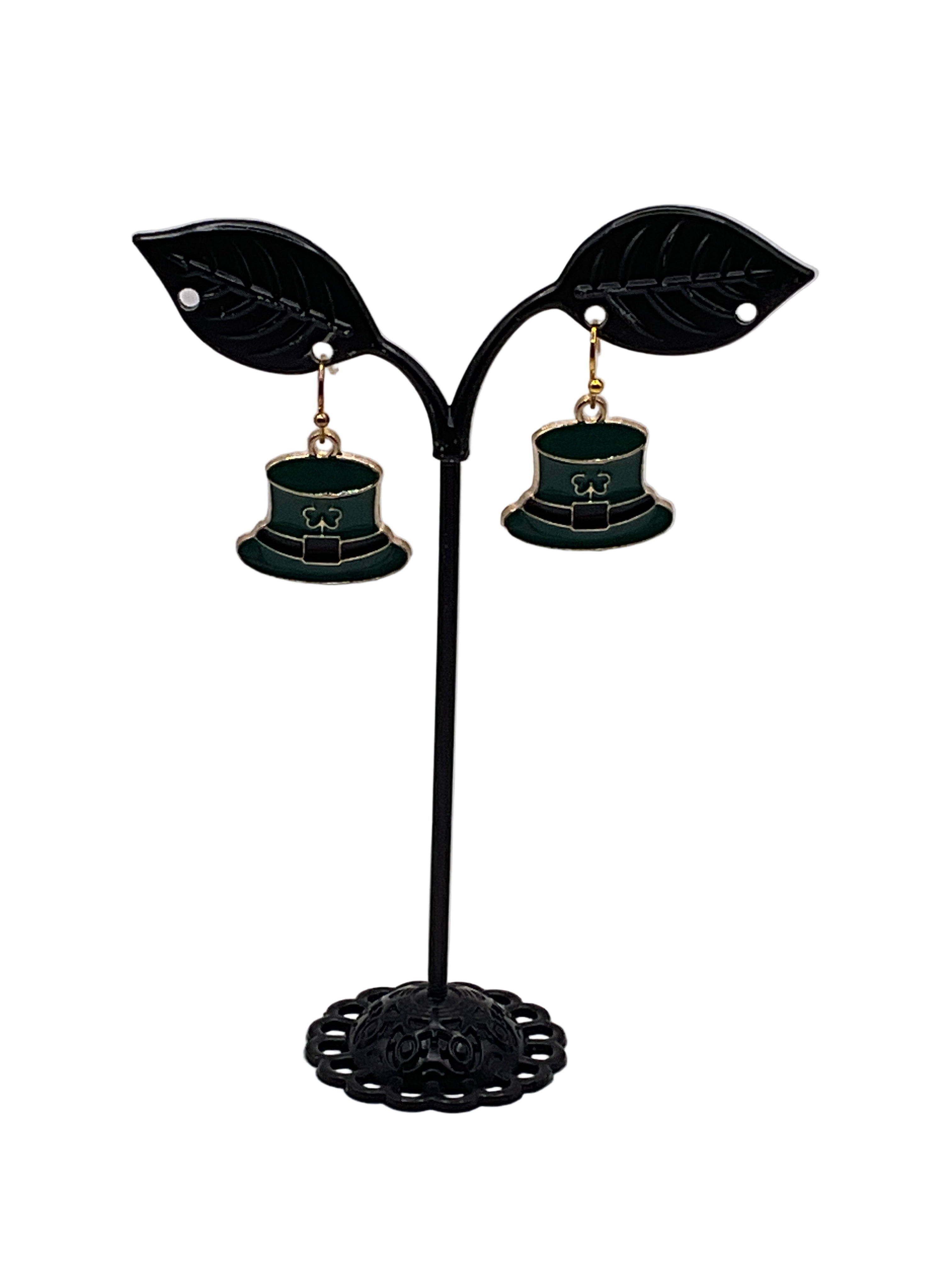 Leprechaun Hat Earrings Main image