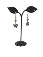 Kitties,Crosses and Crystal Earrings