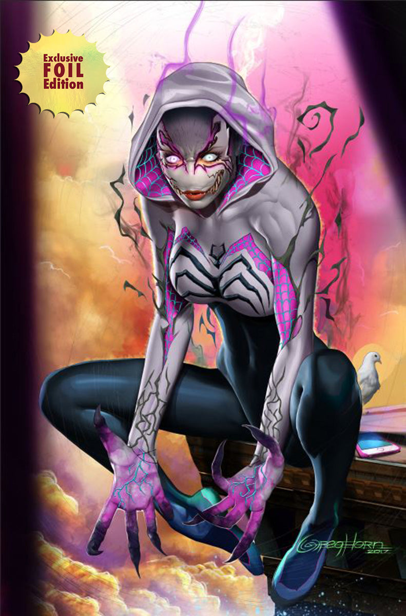 [FOIL] Extreme Venomverse #1 Unknown Comics Greg Horn Exclusive Foil Virgin Var (05/10/2023) Main image