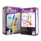 Rascal™ & HiJinks™ Launch Set - Rocket-Building Kit, Beginner Flying-Rocket-Model Kit for Ages 10+