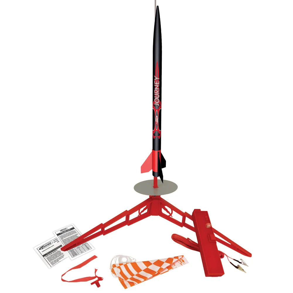 ESTES Journey™ Launch Set Rocket-Building Kit, Beginner Flying-Rocket-Model Kit for Ages 10+