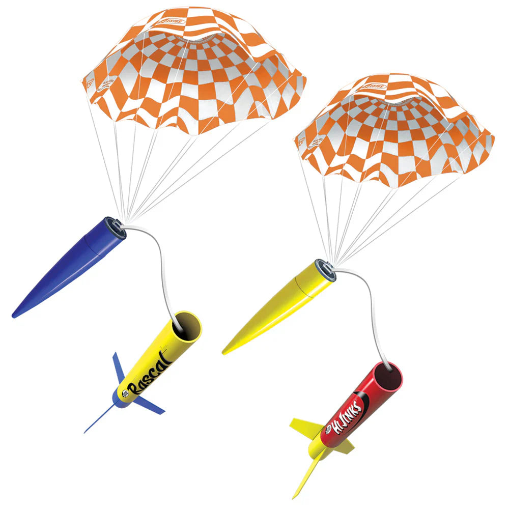 Rascal™ & HiJinks™ Launch Set - Rocket-Building Kit, Beginner Flying-Rocket-Model Kit for Ages 10+