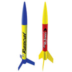Rascal™ & HiJinks™ Launch Set - Rocket-Building Kit, Beginner Flying-Rocket-Model Kit for Ages 10+