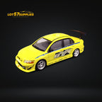 Fast Speed Mitsubishi Lancer Evolution EVO VII FNF Green Livery Figure Version 1:64 - Collectors World Toys