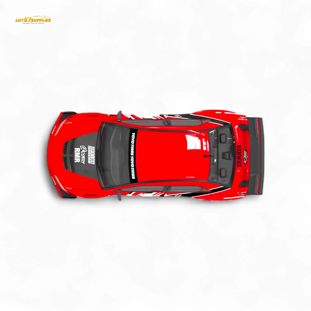 TimeMicro Mitsubishi Lancer EVO 9th Gen - Openable Hood & Figure - With Container 1:64 - Collectors World Toys