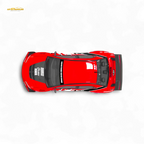 TimeMicro Mitsubishi Lancer EVO 9th Gen - Openable Hood & Figure - With Container 1:64 - Collectors World Toys