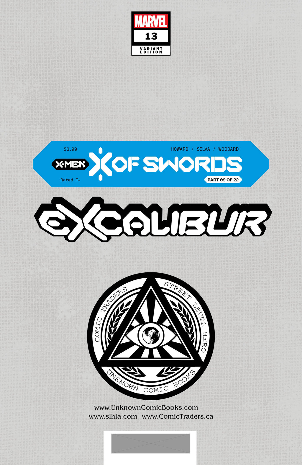 Excalibur #13 Unknown Comics Jay Anacleto Exclusive Var (10/21/2020) - Collectors World Toys