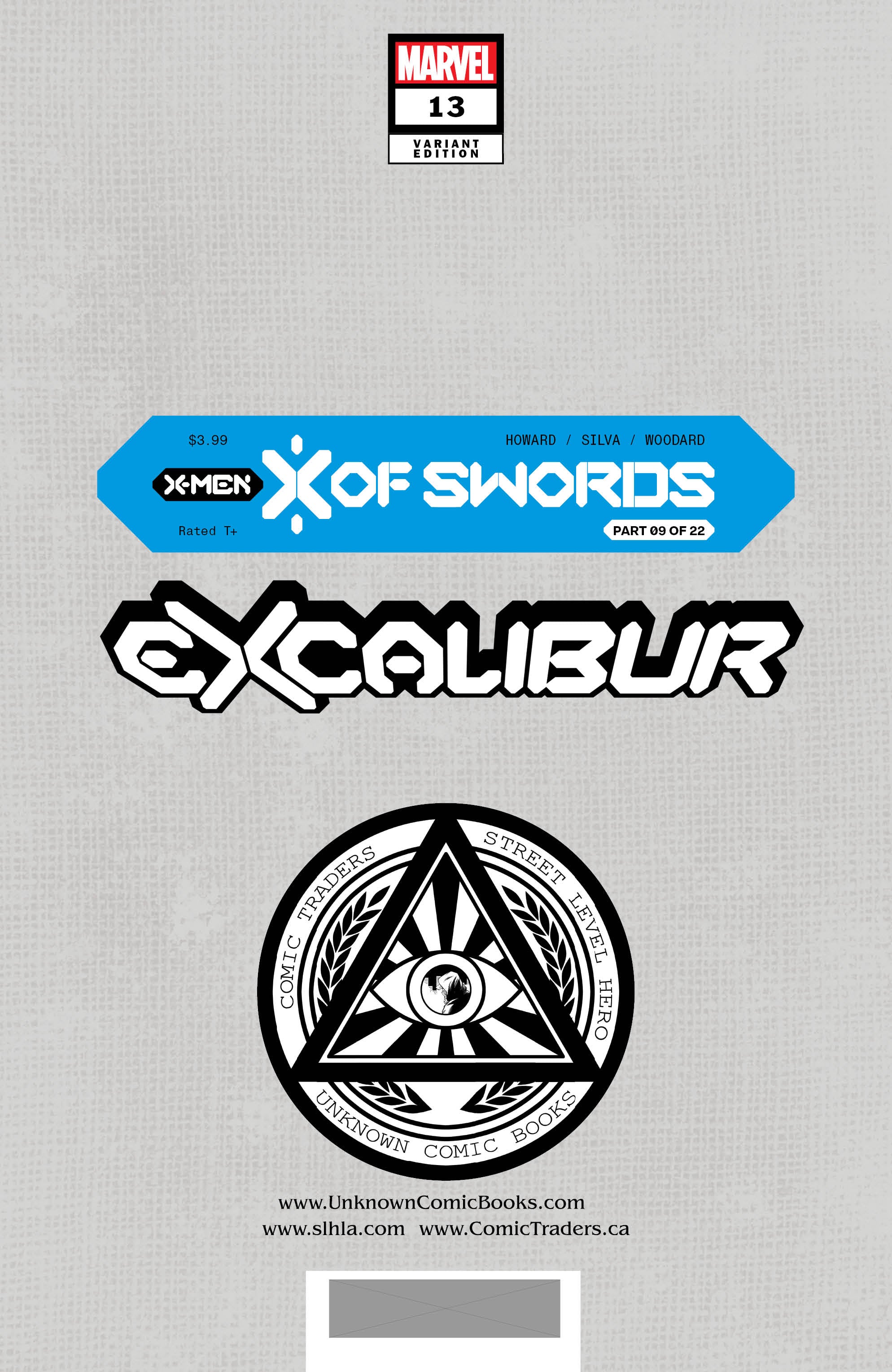 Excalibur #13 Unknown Comics Jay Anacleto Exclusive Var (10/21/2020) - Collectors World Toys