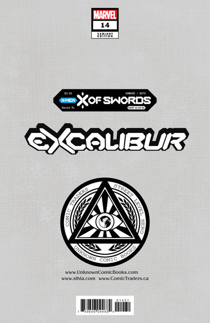 Excalibur #14 Unknown Comics Lucas Werneck Exclusive Var Xos (11/11/2020) - Collectors World Toys