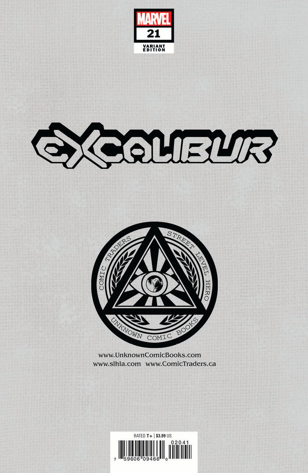 Excalibur #21 Unknown Comics David Nakayama Exclusive Virgin Var Gala (06/09/2021) - Collectors World Toys