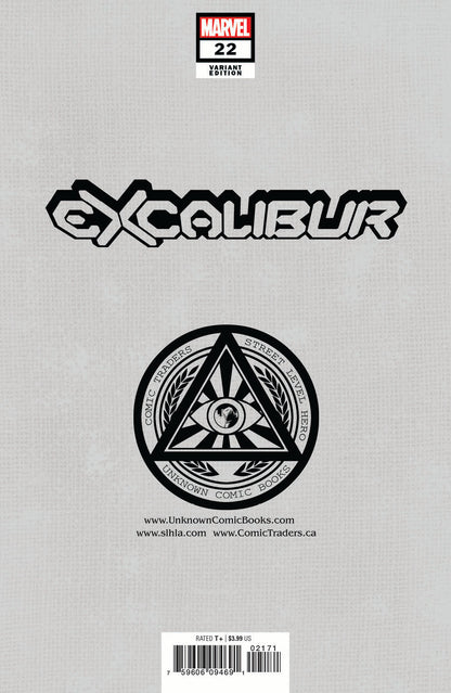 Excalibur #22 Unknown Comics Felipe Massafera Exclusive Var (07/14/2021) - Collectors World Toys