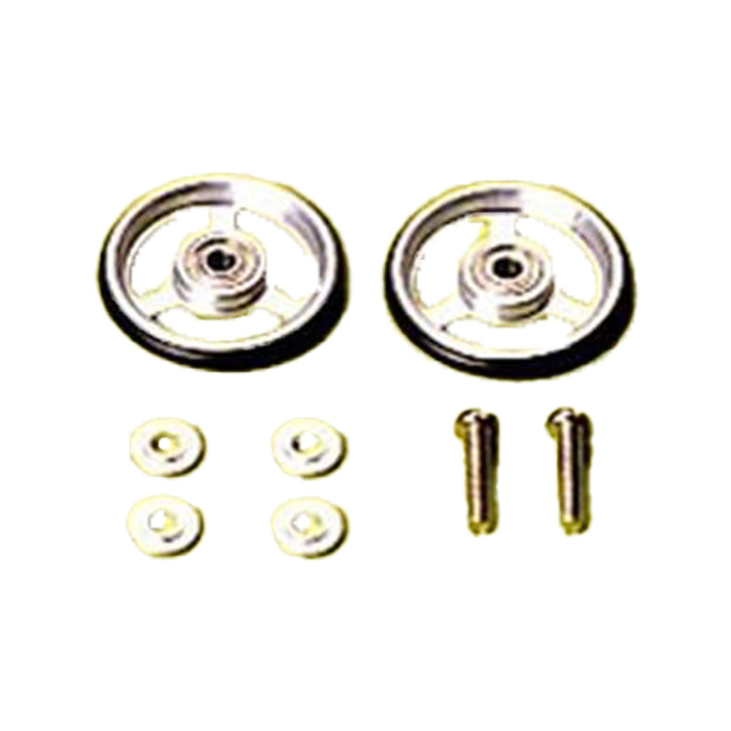 Tamiya - JR 3-Spoke Ball-Race Rollers (17mm/Aluminum)