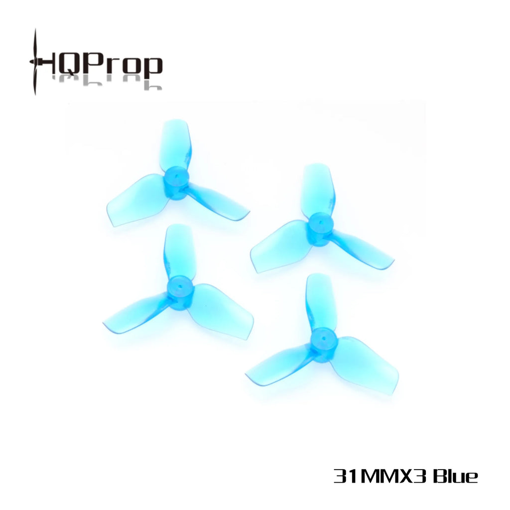 HQProp - Ultralight Whoop Prop 31MMX3 (1.2X1.1X3) (2CW+2CCW)-Poly Carbonate-1MM Shaft