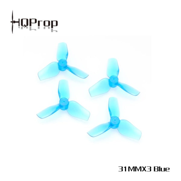 HQProp - Ultralight Whoop Prop 31MMX3 (1.2X1.1X3) (2CW+2CCW)-Poly Carbonate-1MM Shaft