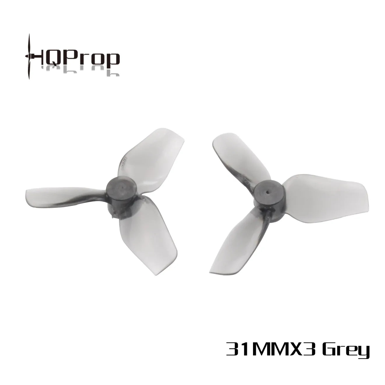 HQProp - Ultralight Whoop Prop 31MMX3 (1.2X1.1X3) (2CW+2CCW)-Poly Carbonate-1MM Shaft