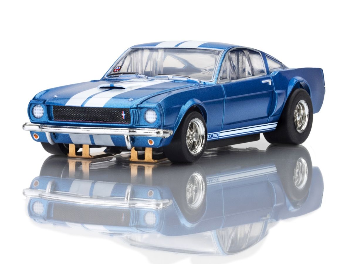 AFX Racing - Shelby GT350 1966 Blue / White Stripes