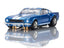AFX Racing - Shelby GT350 1966 Blue / White Stripes