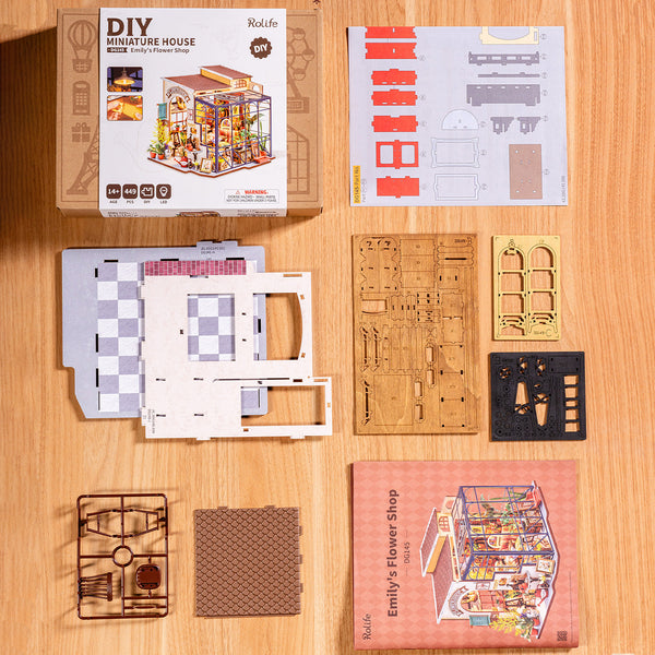 Rolife - DIY Emily's Flower Shop Miniature House DG145