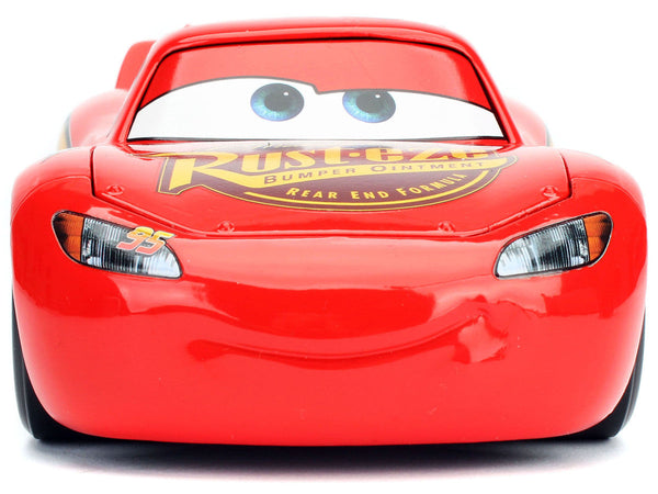 Jada - Lightning McQueen #95 Red with Extra Wheels Disney & Pixar "Cars" Movie "Hollywood Rides" Series Diecast Model Car by Jada