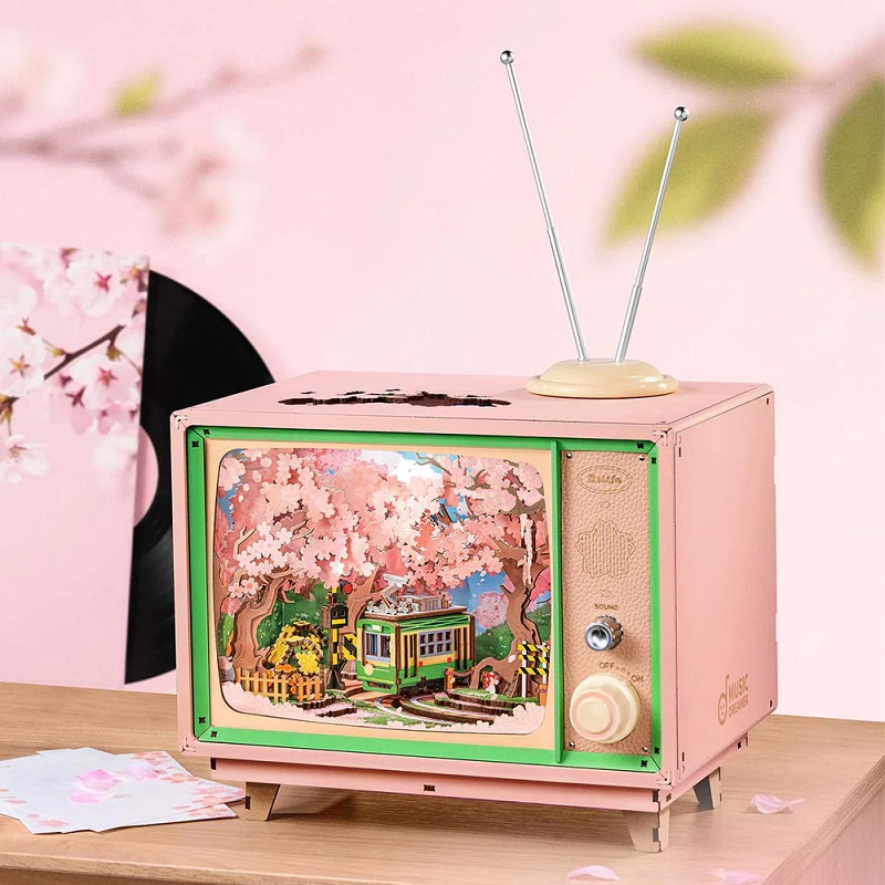 Rolife - Sakura Dreamy Tour DIY Music Box 3D Wooden Puzzle