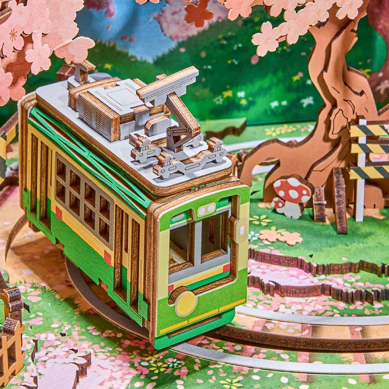 Rolife - Sakura Dreamy Tour DIY Music Box 3D Wooden Puzzle