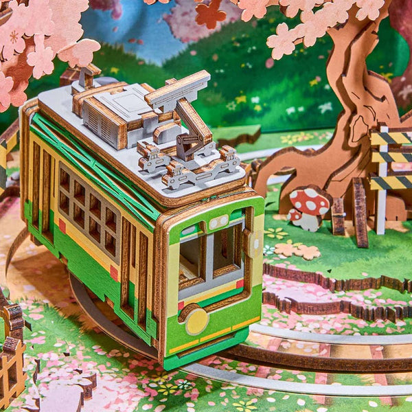 Rolife - Sakura Dreamy Tour DIY Music Box 3D Wooden Puzzle