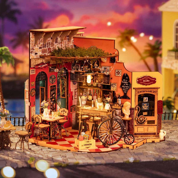 Rolife - Cheers Bar & Dining DIY Miniature House DG173