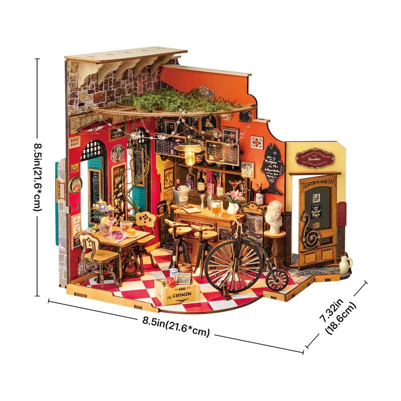 Rolife - Cheers Bar & Dining DIY Miniature House DG173