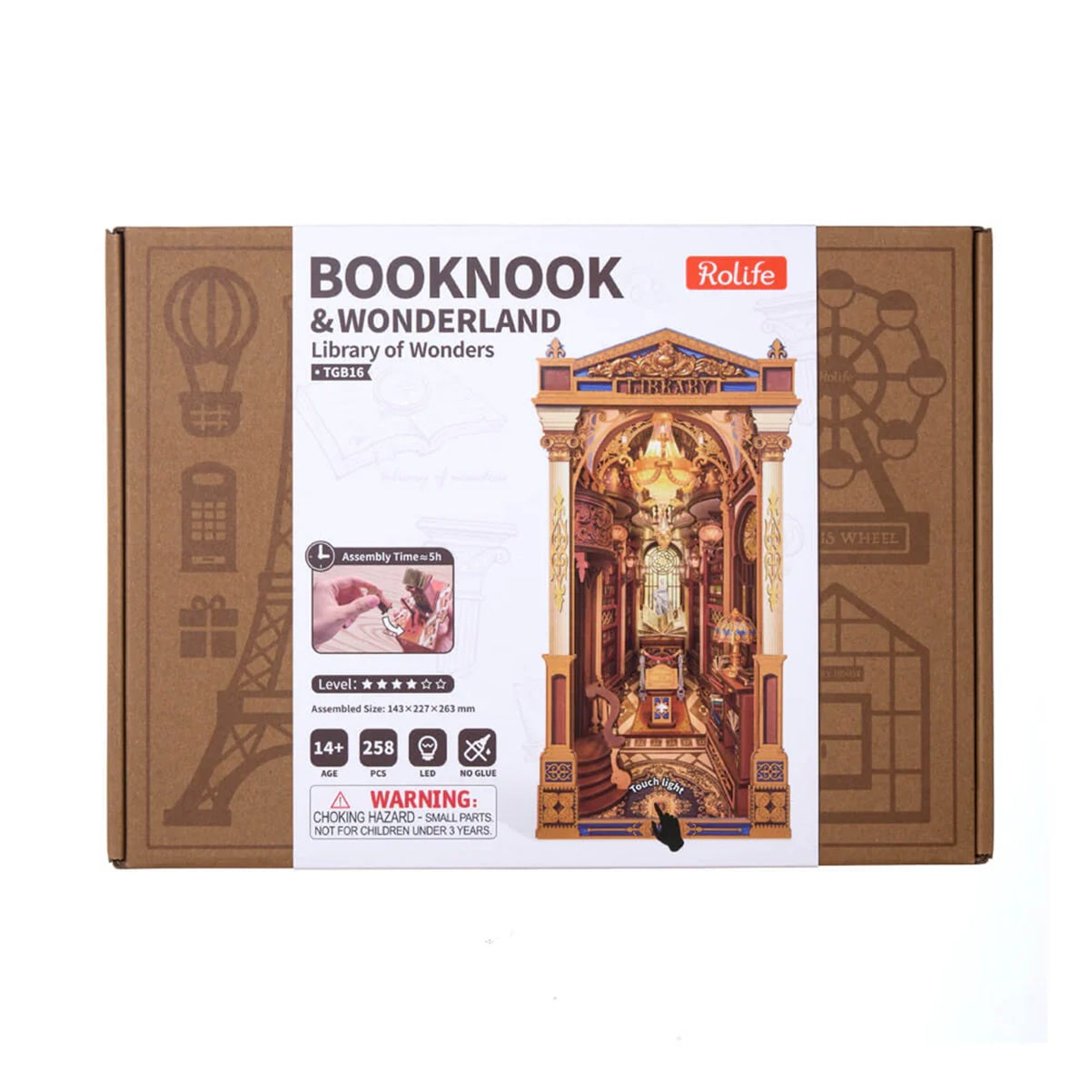 Rolife - Library of Wonders DIY Book Nook TGB16