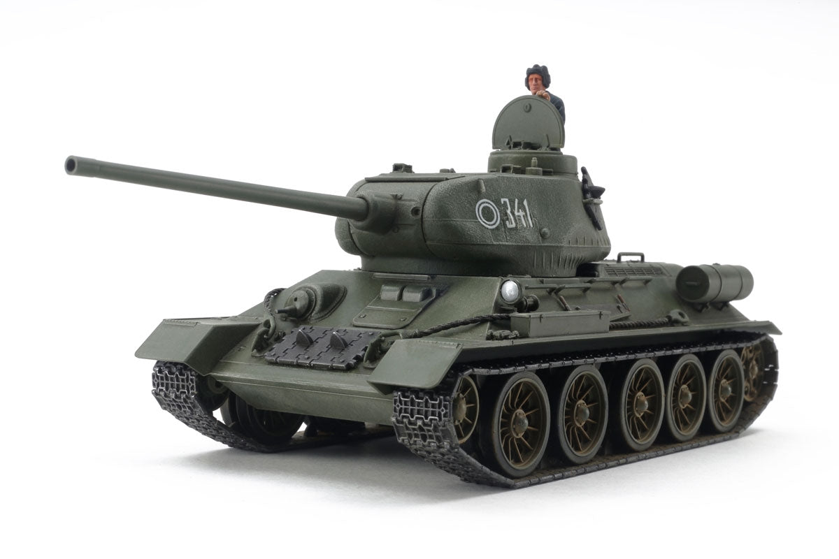 Tamiya - 1/48 Russian Med Tank T34/85 Plastic Model Kit