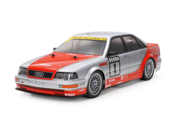 Tamiya - 1/10 RC 1992 Audi V8 Touring Model Kit, TT-02 Chassis