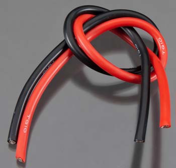 TQ Wire - 10 Gauge Super Flexible Wire - 1' ea. Black and Red