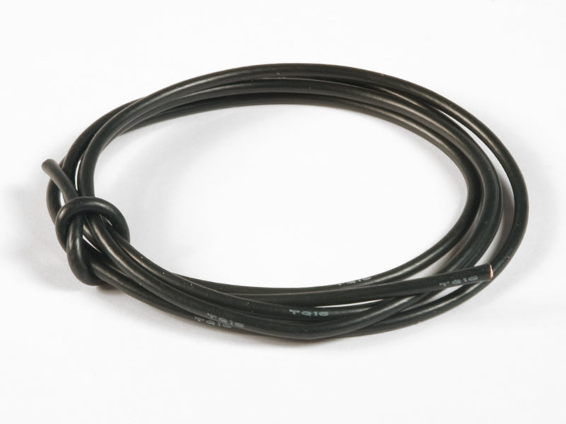 TQ Wire - 16 Gauge Super Flexible Wire- Black 3'