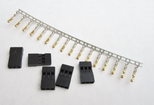 TQ Wire - Servo Cable Ends and Crimp Connectors -JR