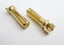 TQ Wire - 4mm Male Bullets Narrow-top (pr.) Gold 18mm