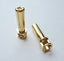 TQ Wire - 5mm Male Bullets Window Top (pr.) Gold 21mm