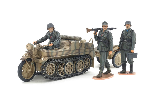 Tamiya - 1/35 German SD.KFZ.2 Kettenkraftrad Military Plasti