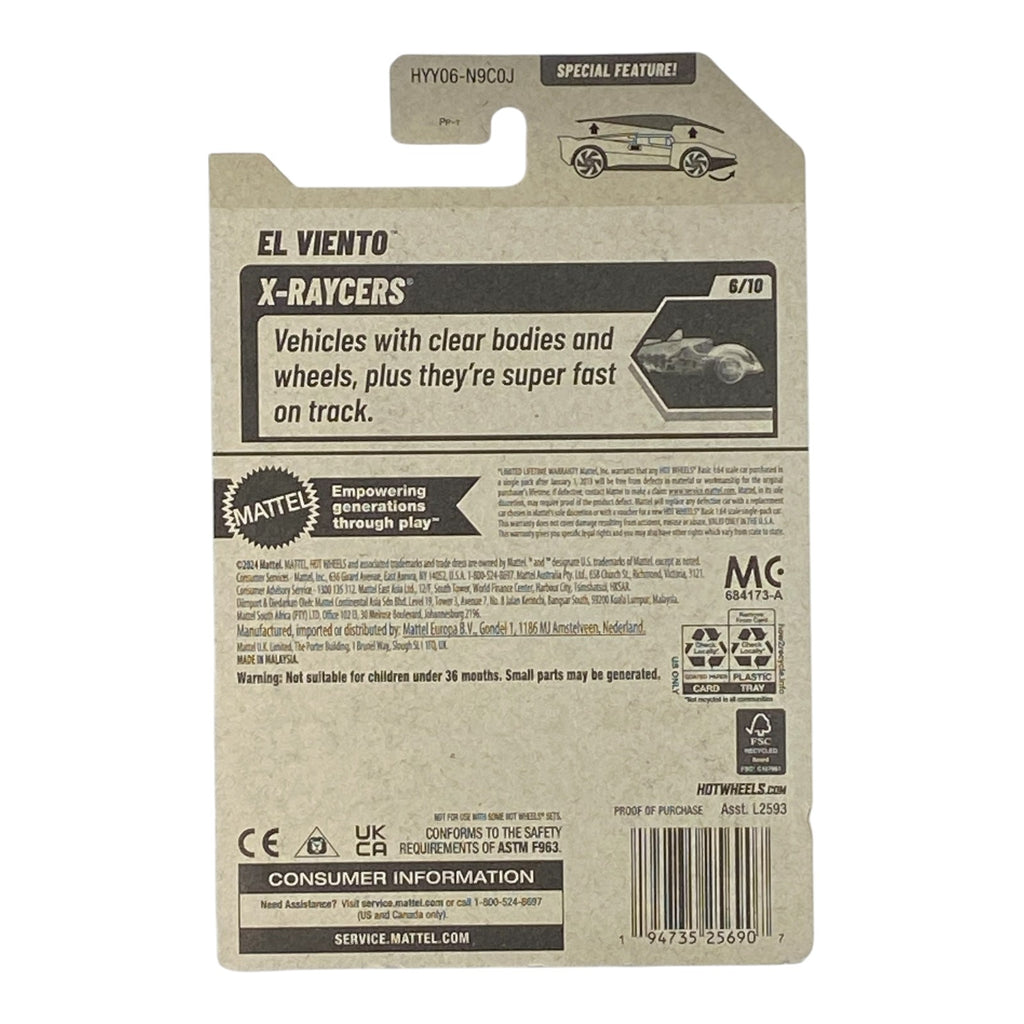 Hot Wheels El Viento - X-Raycers Series 6/10 - Collectors World Toys