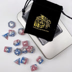 Elemental Glimmer - 14 Piece DnD Dice Set | Acrylic RPG Gaming Dice - Collectors World Toys