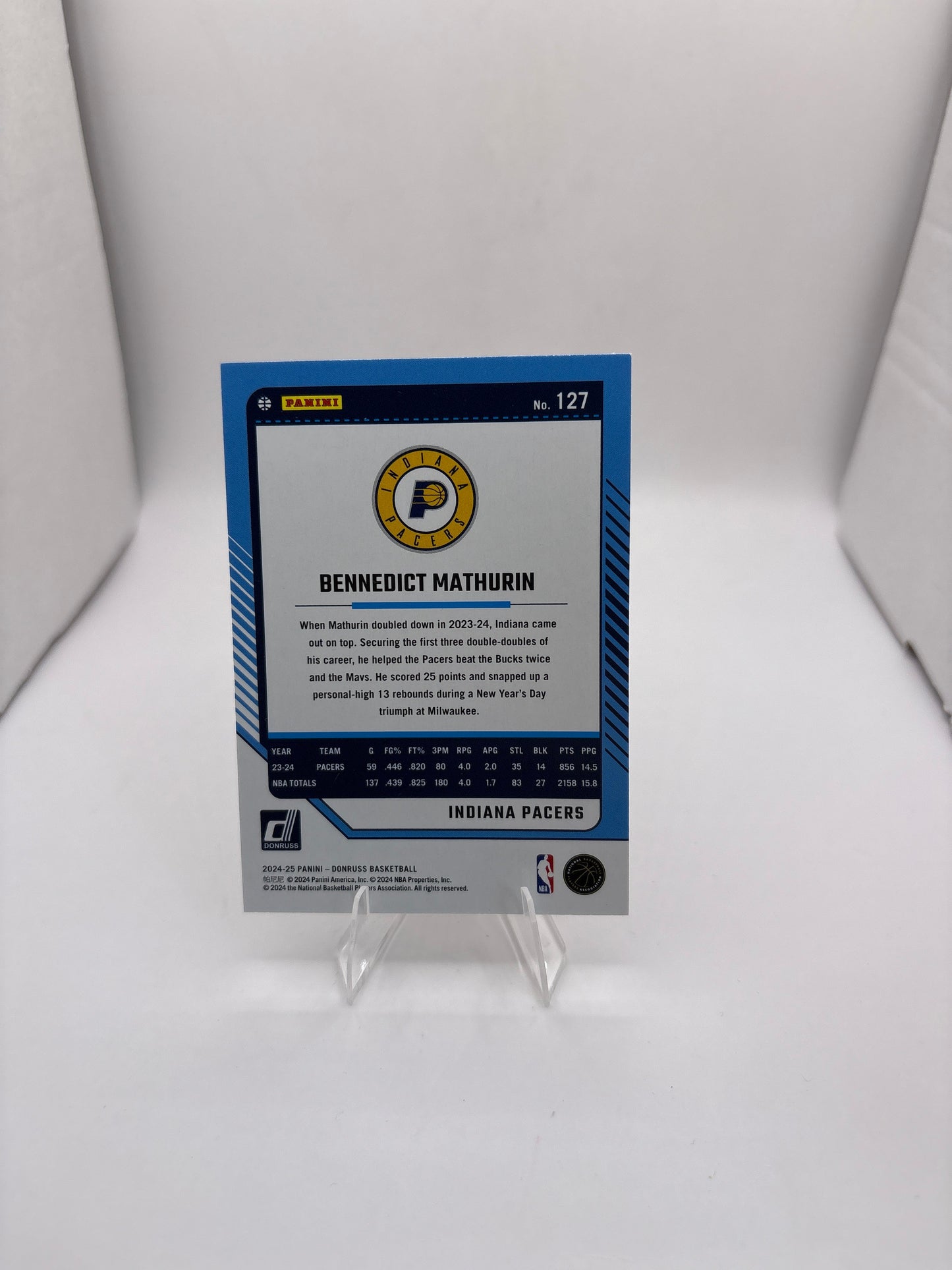 Donruss Bennedict Mathurin