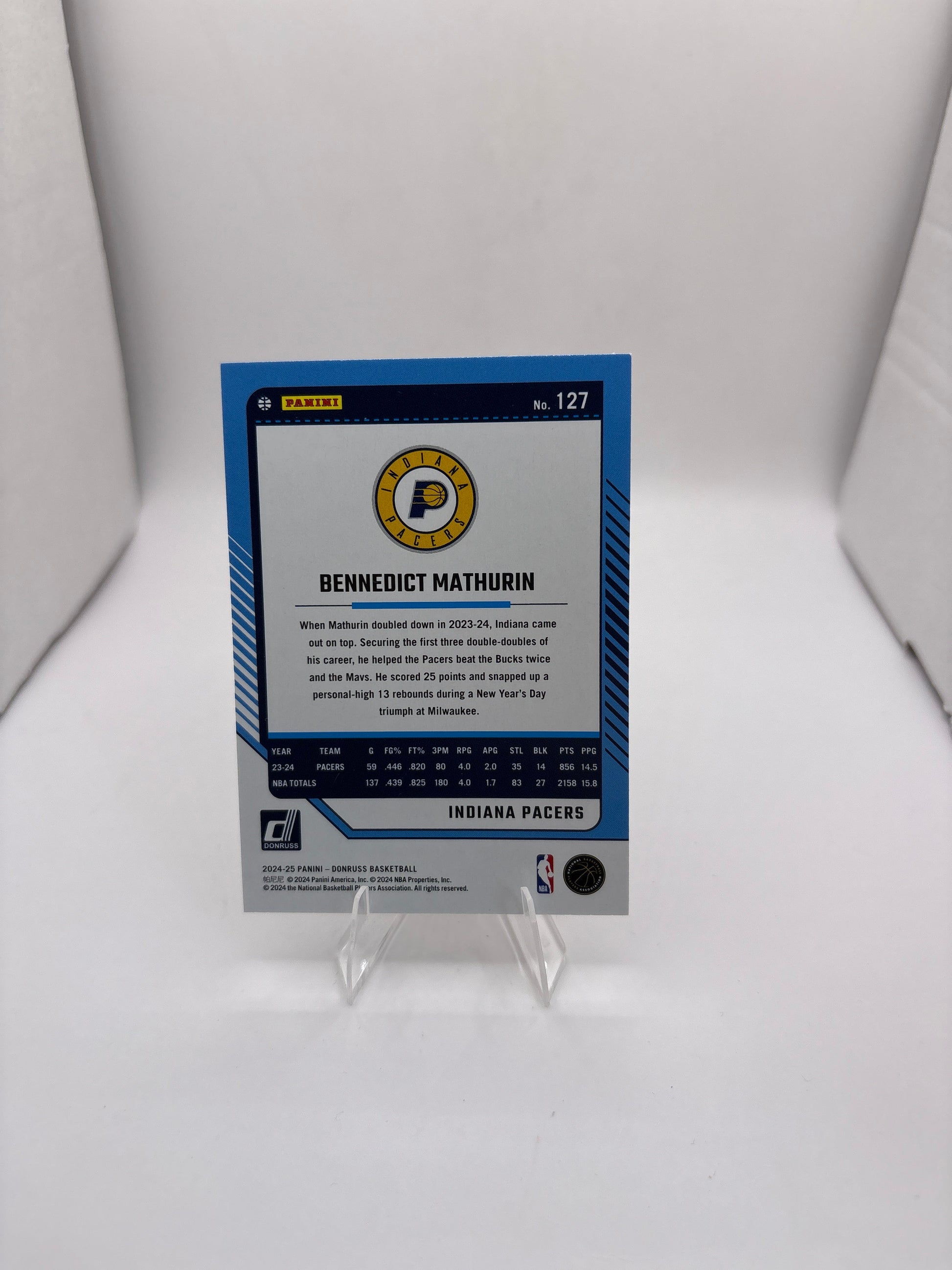 Donruss Bennedict Mathurin